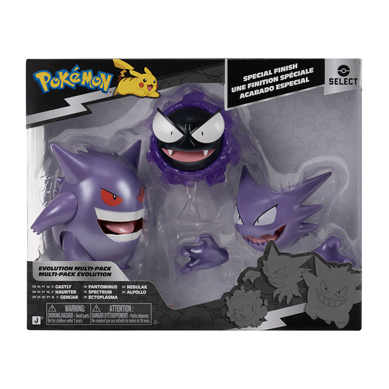 FANTOMINUS SPECTRUM ECTOPLASMA POKEMON SELECT EVOLUTION MULTIPACK 15 CM