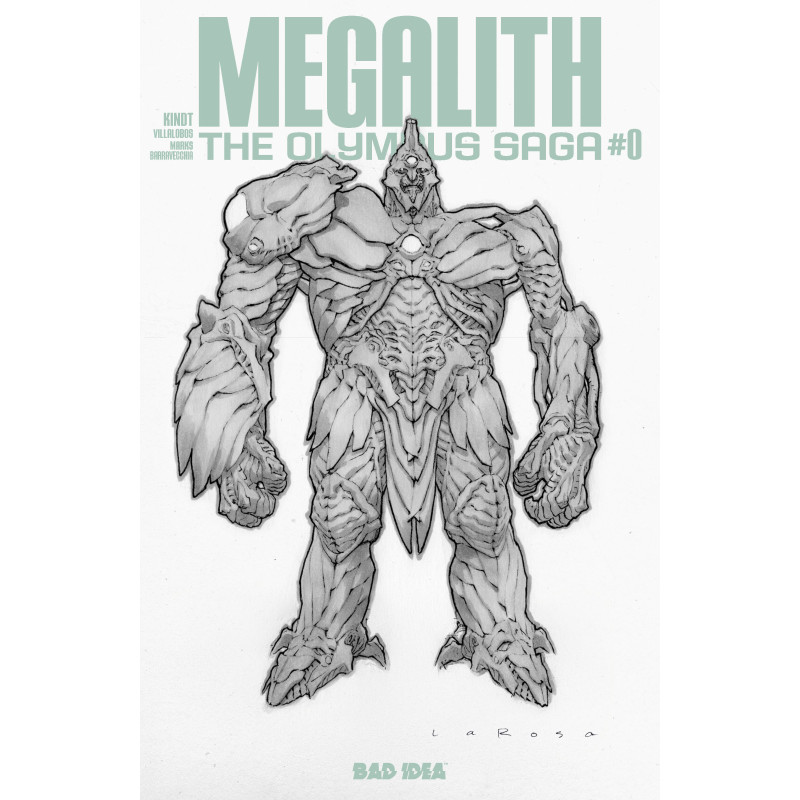 OLYMPUS SAGA MEGALITH 0 (OF 4) CVR E INC 1:20 LEWIS LAROSA BW VAR