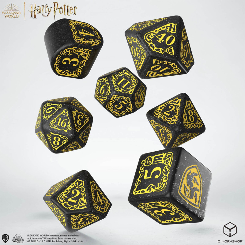 POUFSOUFFLE 7 PC MODERNE RPG DICE SET