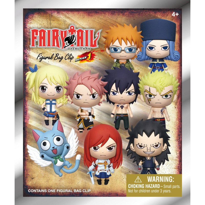 FAIRY TAIL 3D PORTE CLEFS SERIE 1 SAC A DOS