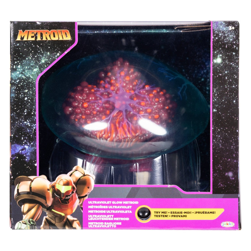 METROID ULTRAVIOLET GLOW WORLD OF NINTENDO FIGURINE METROID PRIME 15 CM
