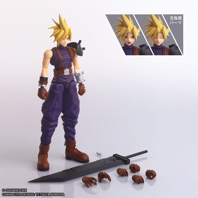 CLOUD STRIFE FINAL FANTASY VII FIGURINE PLASTIC MODEL KIT STRUCTURE ARTS