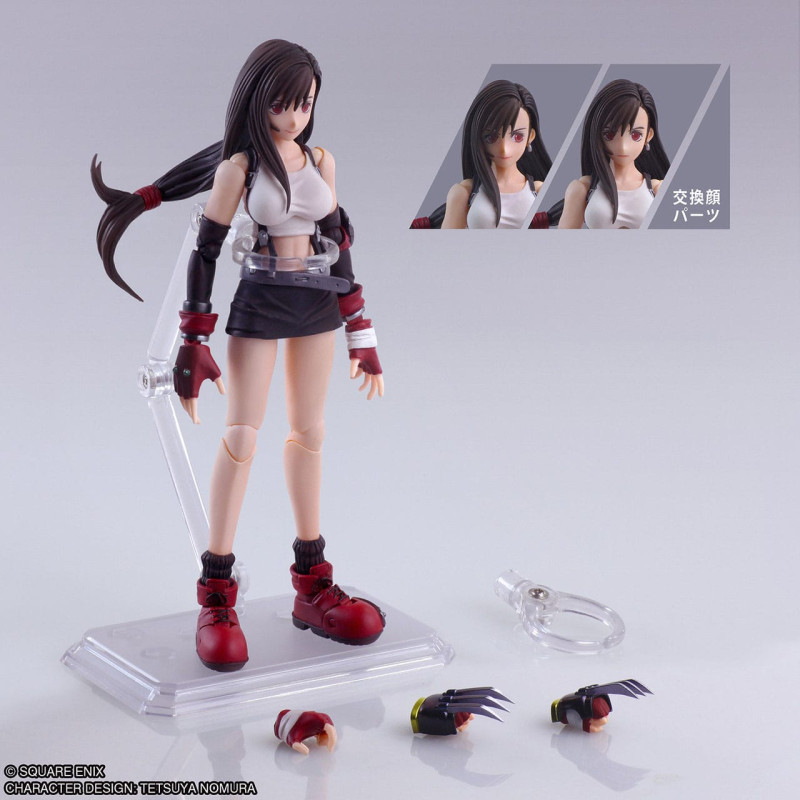 TIFA LOCKHART MYTHRIL CLAWS FINAL FANTASY VII BRING ARTS FIGURINE VER 14 CM