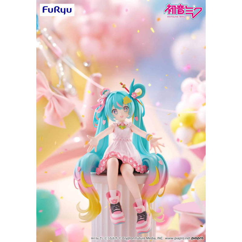 HATSUNE MIKU STATUETTE PVC NOODLE STOPPER HATSUNE MIKU 10TH ANNIVERSARY 14 CM