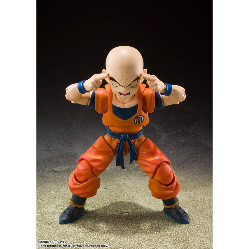 KRILLIN EARTH S STRONGEST MAN DRAGON BALL Z FIGURINE S H FIGUARTS 12 CM