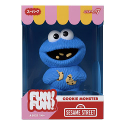 1 RUE SESAME STREET COOKIE MONSTER REACTION WAVE 02 FIGURINE 10 CM