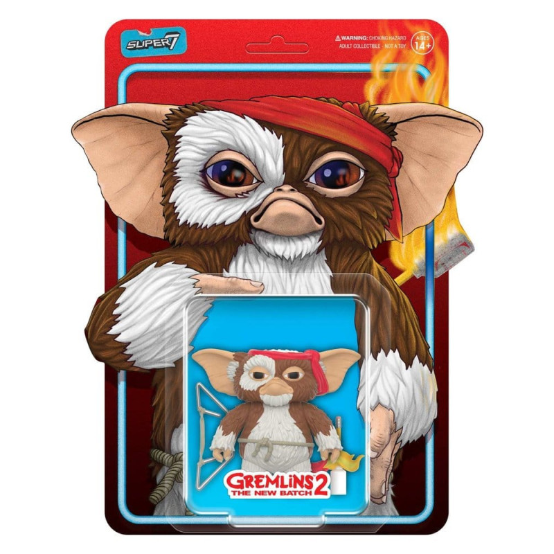 GIZMO BATTLE READY GREMLINS REACTION CHARACTER CARD FIGURINE 10 CM