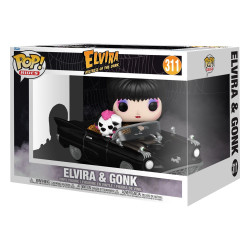 ELVIRA WITH MACABRE MOBILE POP RIDES DELUXE VINYL FIGURINE 9 CM