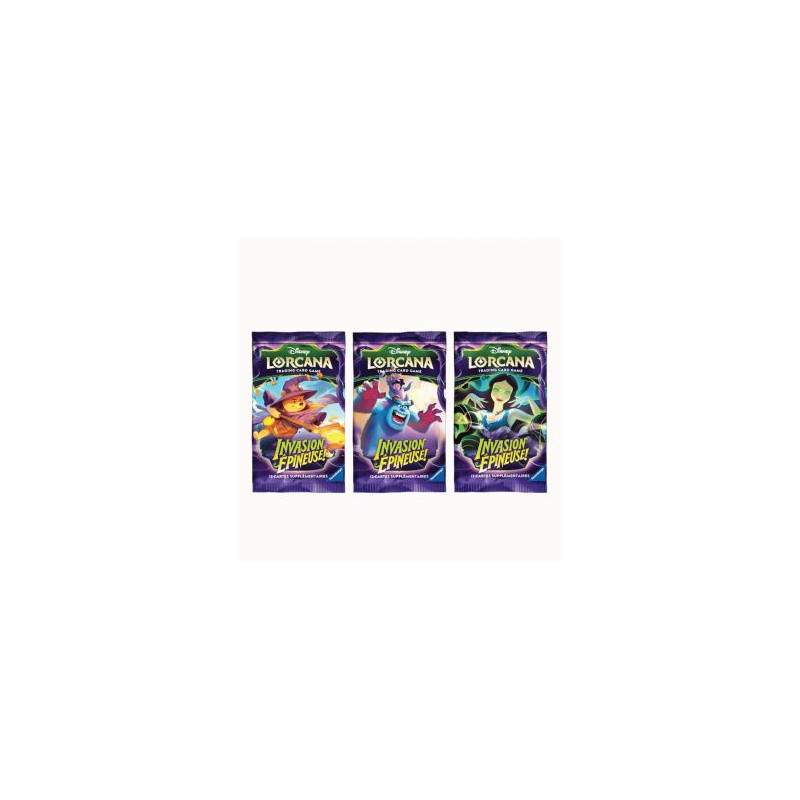 LORCANA DISNEY INVASION EPINEUSE BOOSTER PACK VERSION FRANCAISE