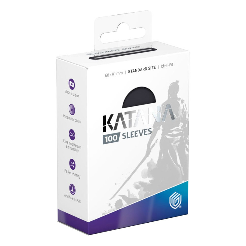 ULTIMATE GUARD 100 POCHETTES OBSIDIAN SHARD SLEEVES TAILLE STANDARD TRANSPARENT