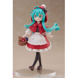 HATSUNE MIKU STATUETTE PVC DESKTOP FAIRY HATSUNE MIKU LITTLE RED RIDING HOOD VER 16 CM