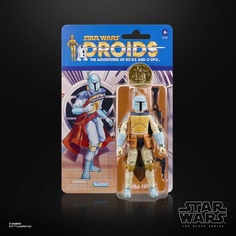 BOBA FETT STAR WARS DROIDS BLACK SERIES FIGURINE 15 CM
