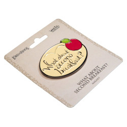 AIMANT WHAT ABOUT SECOND BREAKFAST LE SEIGNEUR DES ANNEAUX PORTE CLES 7 CM