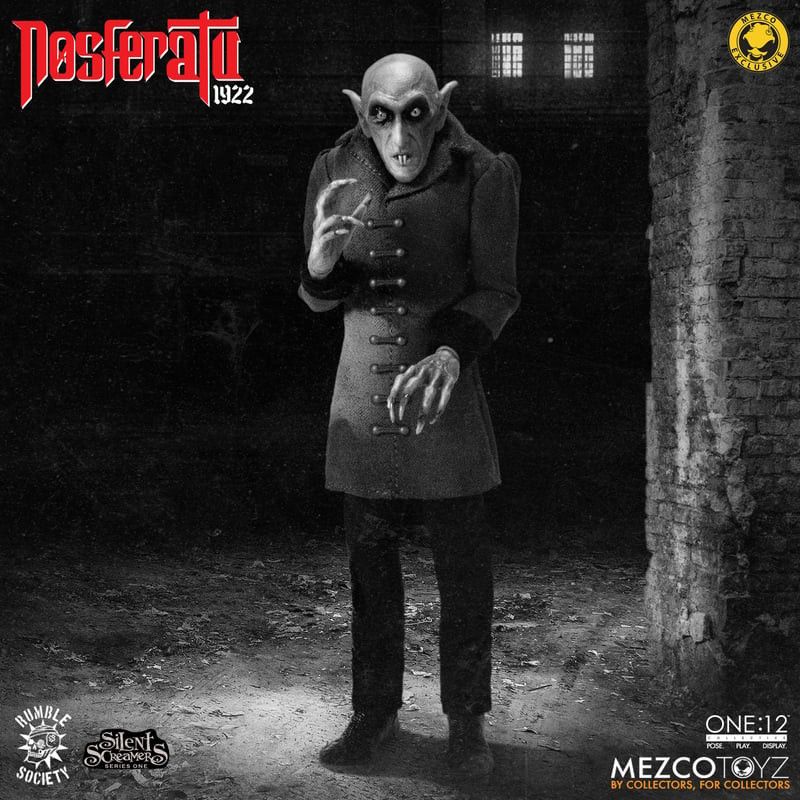 NOSFERATU 1922 EXCLUSIVE BLACK AND WHITE EDITION ONE 12 FIGURINE 15 CM