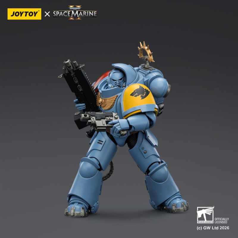 SPACE WOLVES HEAVY INTERCESSOR GAME EDITION WARHAMMER 40K FIGURINE 13 CM