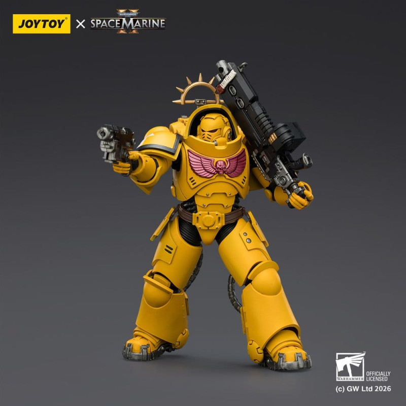 IMPERIAL FISTS HEAVY INTERCESSOR GAME EDITION WARHAMMER 40K FIGURINE 13 CM