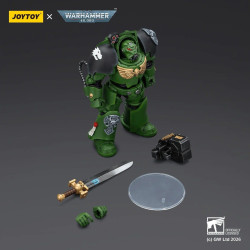 SALAMANDERS TERMINATOR 1 W POWER SWORD AND ASSAULT CANNON WARHAMMER
