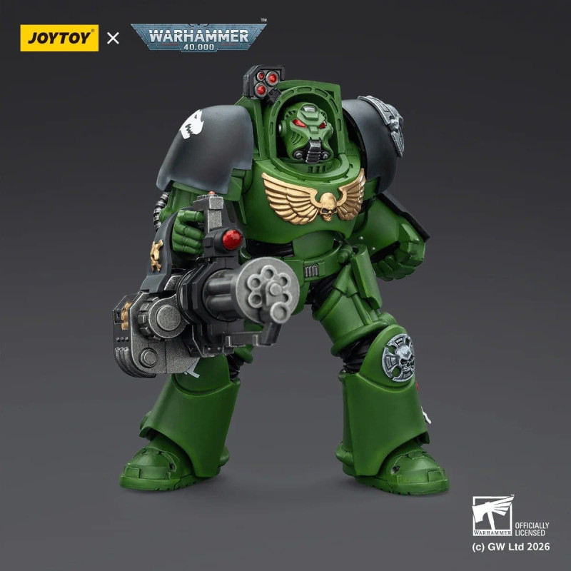 SALAMANDERS TERMINATOR 3 W POWER FIST AND ASSAULT CANNON WARHAMMER