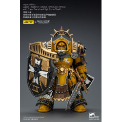 IMPERIAL FISTS LEGION PRAETOR IN TARTAROS ARMOUR W SWORD WARHAMMER