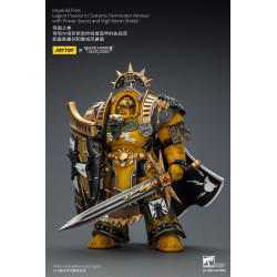 IMPERIAL FISTS LEGION PRAETOR IN TARTAROS ARMOUR W SWORD WARHAMMER