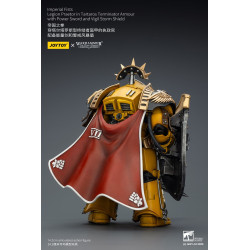 IMPERIAL FISTS LEGION PRAETOR IN TARTAROS ARMOUR W SWORD WARHAMMER