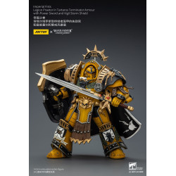 IMPERIAL FISTS LEGION PRAETOR IN TARTAROS ARMOUR W SWORD WARHAMMER
