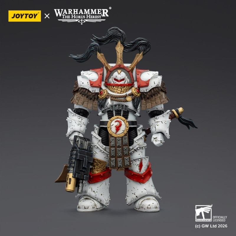 WHITE SCARS LEGION PRAETOR IN CATAPHRACTII TERMINATOR W CYBER HAWK