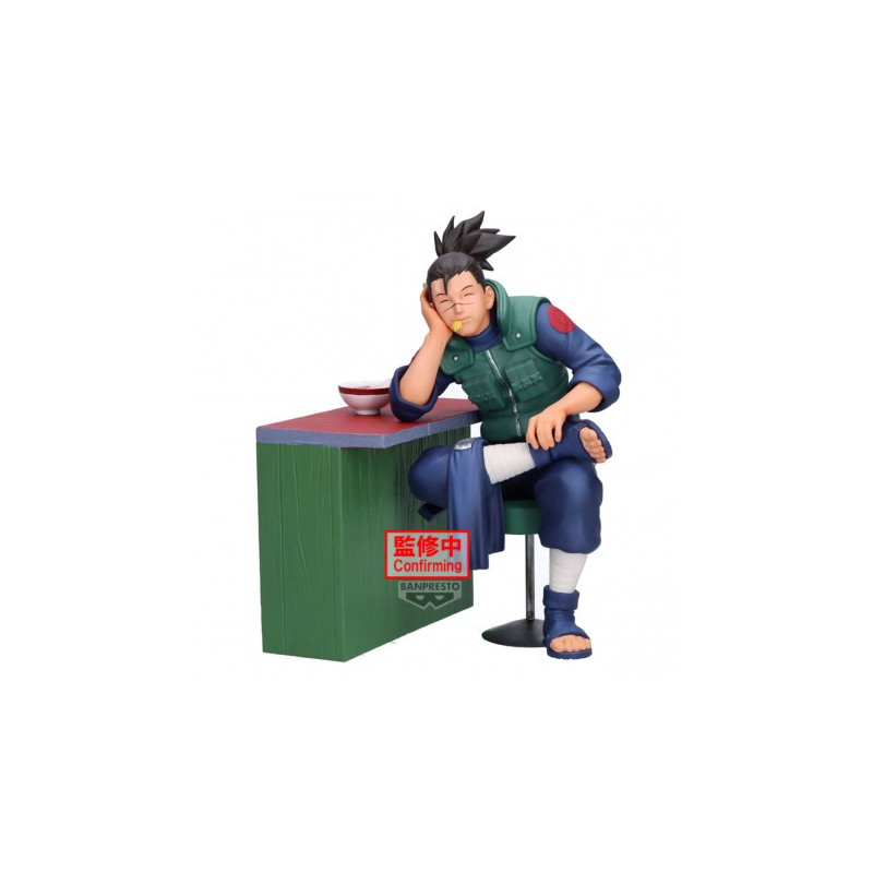 IRUKA UMINO NARUTO 72 SERIES EATING NOODLE PVC 13 CM