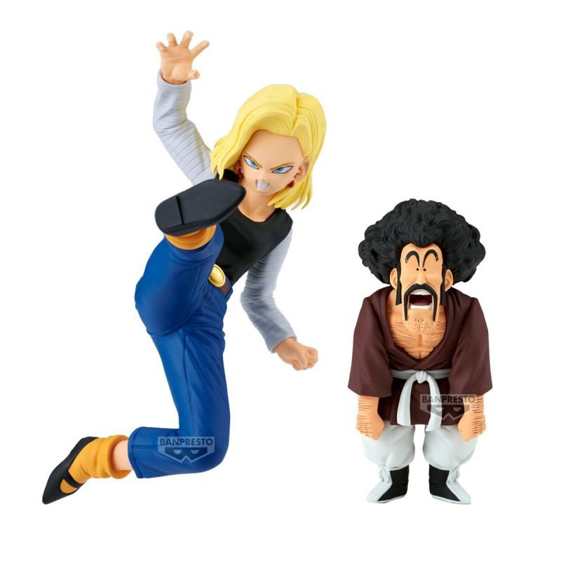 ANDROID 18 VS MR SATAN DRAGON BALL Z MATCH MAKERS 11 CM