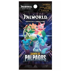 PALWORLD DAWN OF PALPAGOS VERSION ANGLAISE BOOSTER 7 CARTES