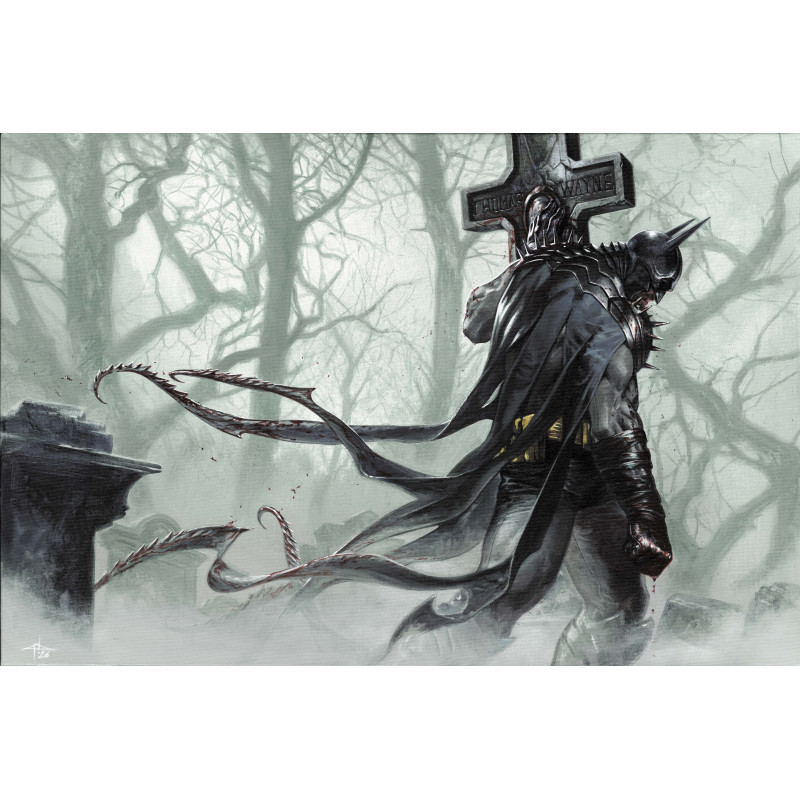 ABSOLUTE BATMAN 25 CVR G GABRIELE DELL OTTO DC SHOWCASE WRAPAROUND FOIL VAR