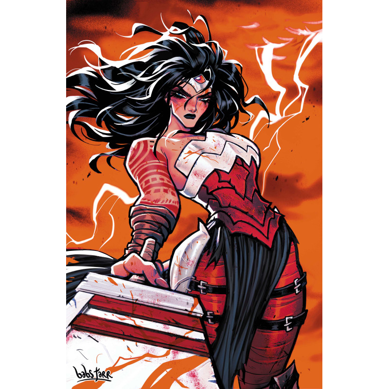 ABSOLUTE WONDER WOMAN 25 CVR F BABS TARR GLOW-IN-THE-DARK CARD STOCK VAR
