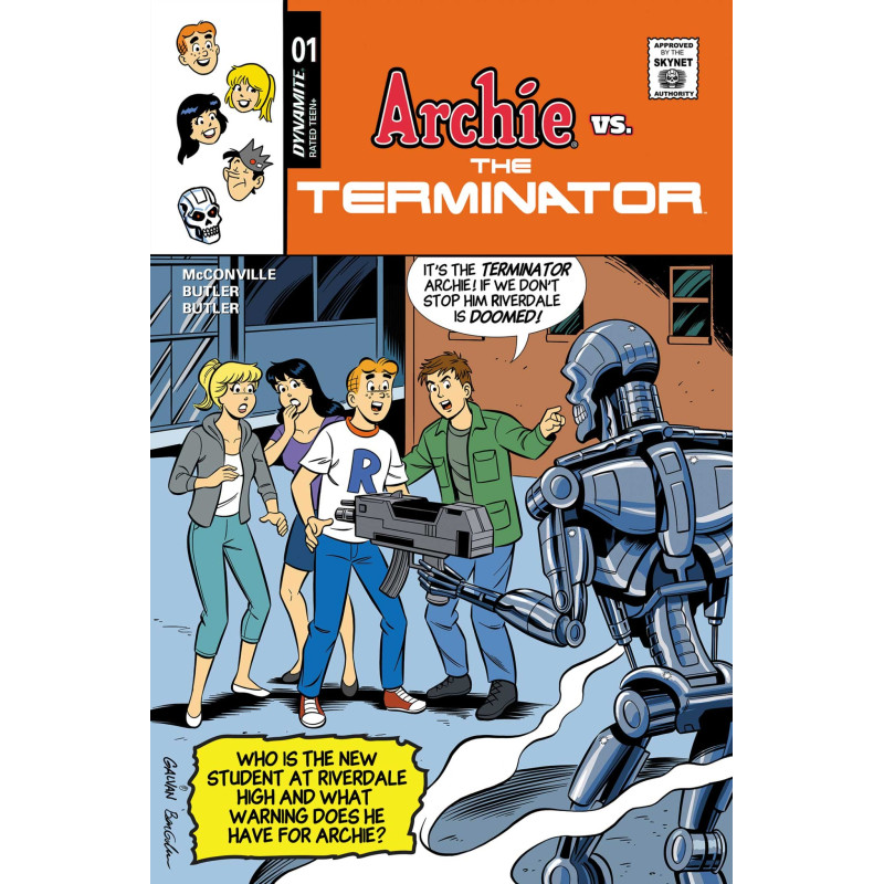 ARCHIE VS THE TERMINATOR 1 CVR D BILL GALVAN VAR