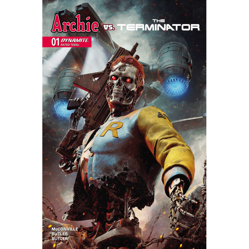 ARCHIE VS THE TERMINATOR 1 CVR E BJORN BARENDS FOIL VAR