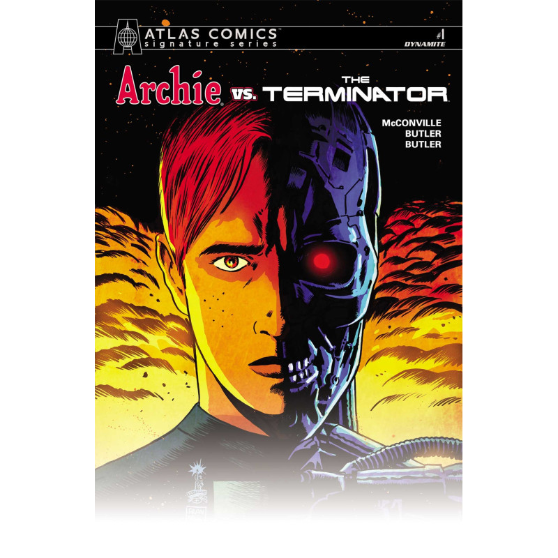 ARCHIE VS THE TERMINATOR 1 CVR K FRANCESCO FRANCAVILLA ATLAS EDITION SIGNED BY FRANCESCO FRANCAVILLA VAR