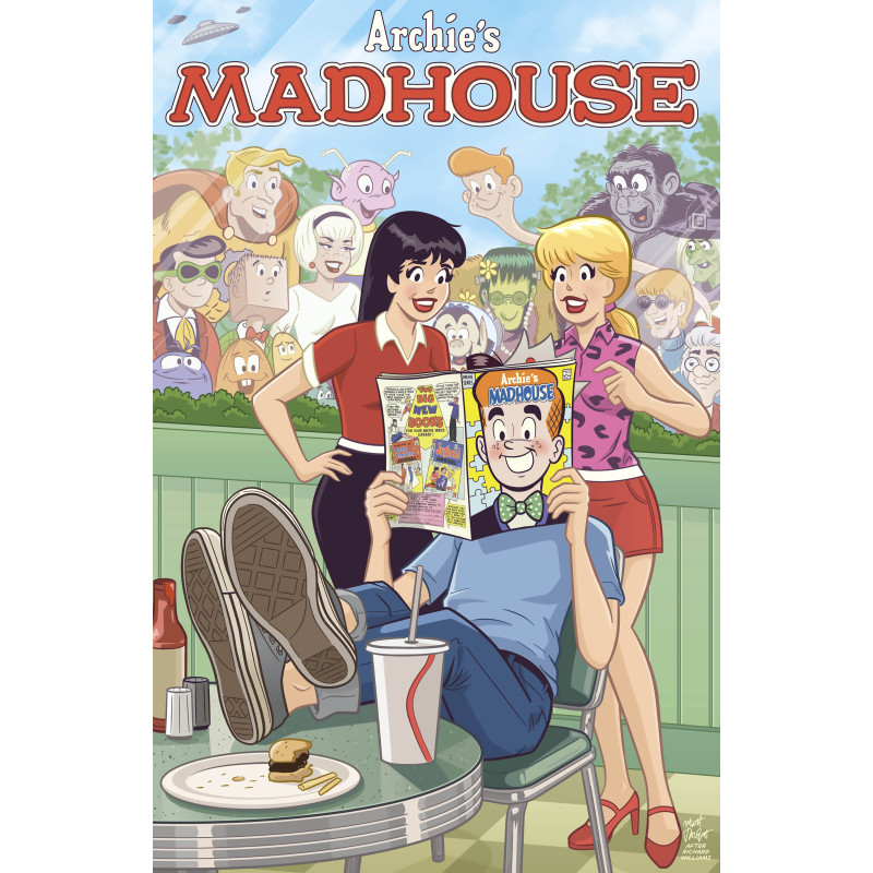 ARCHIES MADHOUSE 1 FACSIMILE EDITION CVR B MATT TALBOT MAD MAGAZINE VAR