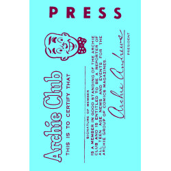 ARCHIES MADHOUSE 1 FACSIMILE EDITION CVR F BOB MONTANA ARCHIE FAN CLUB CARD FOIL VAR
