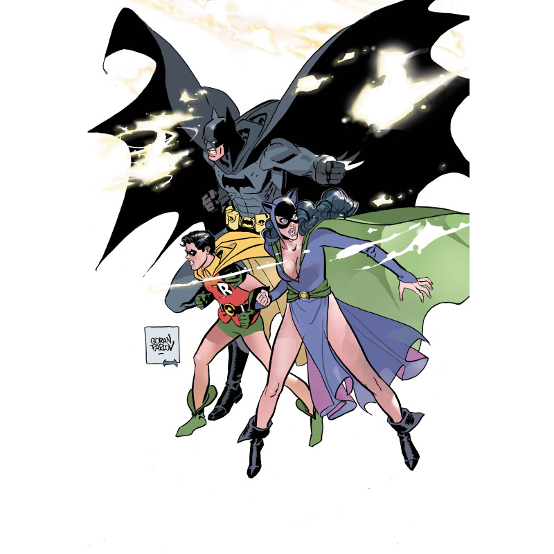 BATMAN & ROBIN YEAR ONE DYNAMIC DUOS 3 (OF 12) CVR C GORAN PARLOV CARD STOCK VAR