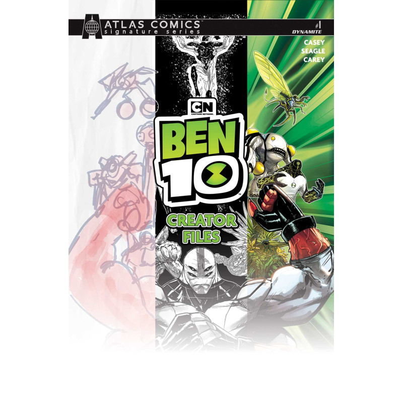 BEN 10 1 CREATOR FILES (ONE SHOT) CVR C ROBERT CAREY ATLAS EDITION SIGNED BY JOE CASEY VAR