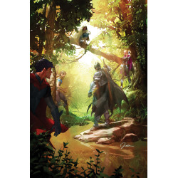 DARK KNIGHTS OF STEEL II 4 (OF 12) CVR C GERALD PAREL CARD STOCK VAR