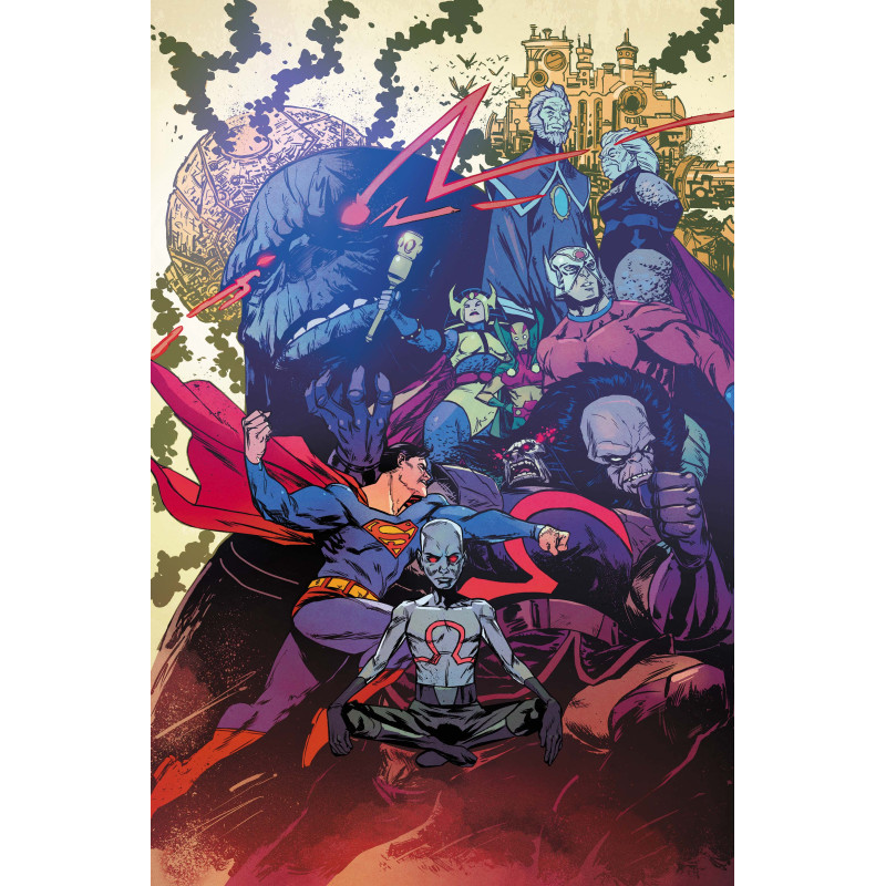 DC ALL IN SAGA DARKSEID VS THE WORLD 1 (ONE SHOT) CVR A SANFORD GREENE