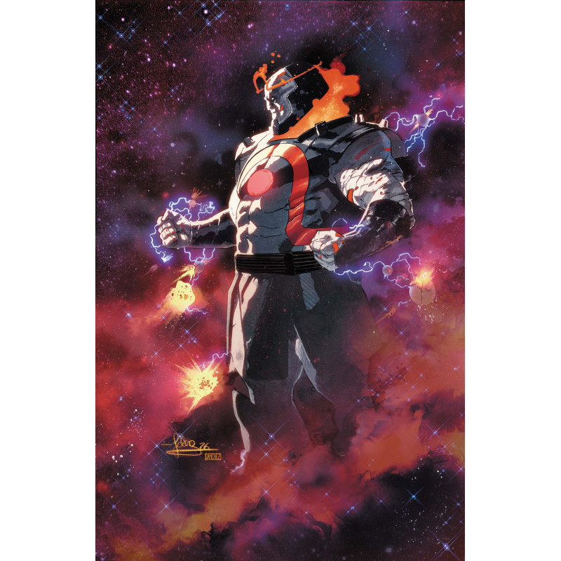 DC ALL IN SAGA DARKSEID VS THE WORLD 1 (ONE SHOT) CVR C JAVI FERNANDEZ CARD STOCK VAR