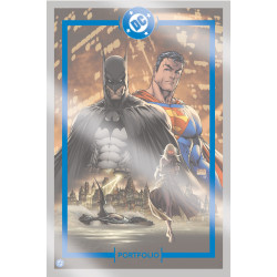 DC PORTFOLIO OF MICHAEL TURNER SUPERMAN & BATMAN 9 PRINT SET