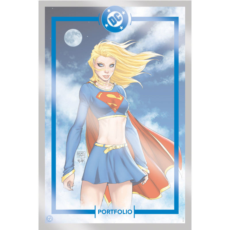 DC PORTFOLIO OF MICHAEL TURNER WONDER WOMAN & SUPERGIRL 10 PRINT SET