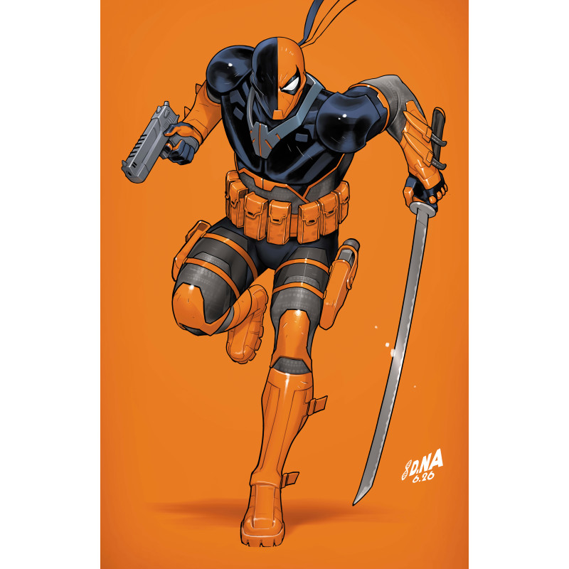 DEATHSTROKE THE TERMINATOR 8 CVR B DAVID NAKAYAMA CARD STOCK VAR