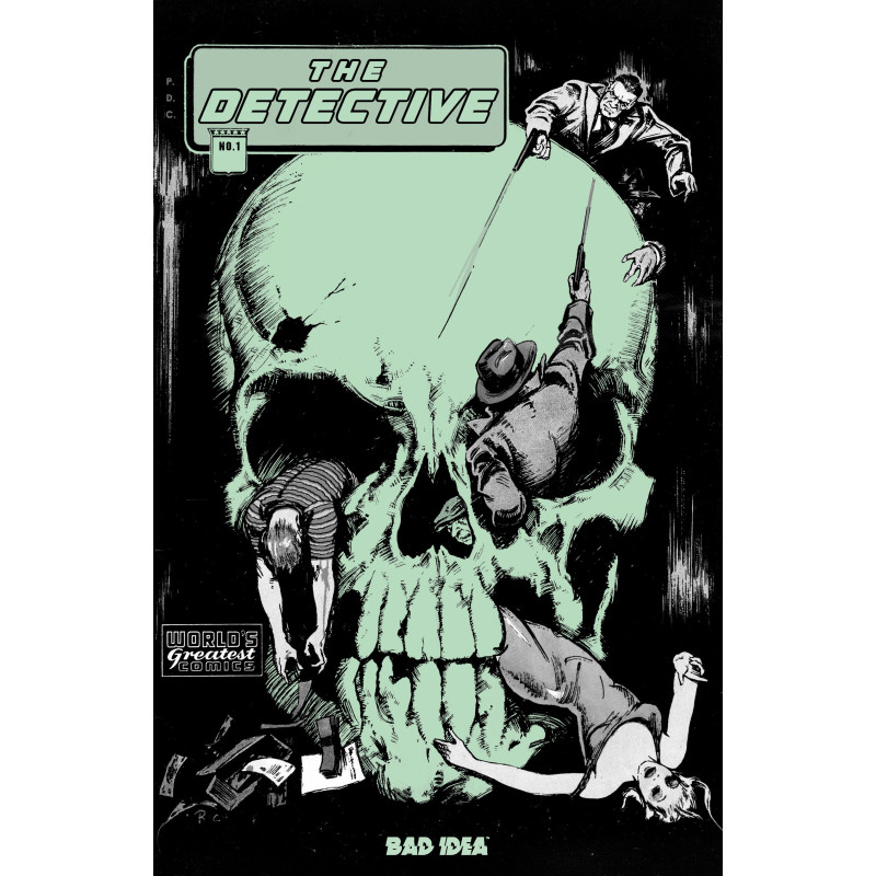 DETECTIVE 1 (OF 2) CVR F GUS RICCA OLD MASTERS GLOW IN THE DARK VAR