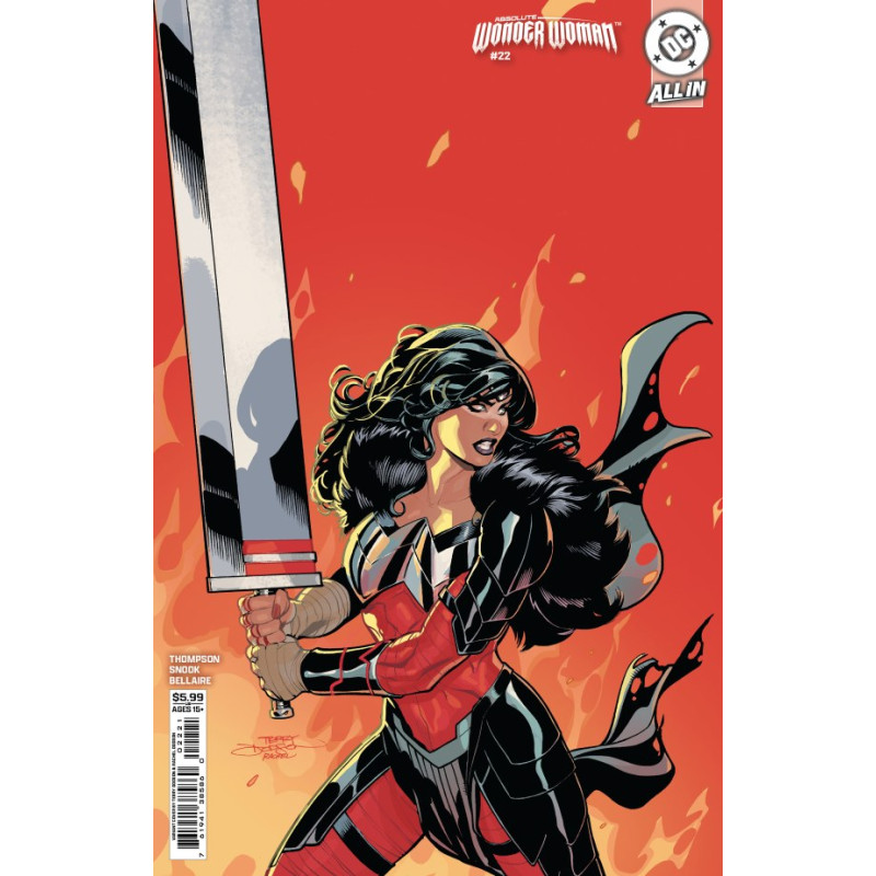 DF ABSOLUTE WONDER WOMAN 22 VARIANT SIGNED BY TERRY & RACHEL DODSON Allocations may occur.
