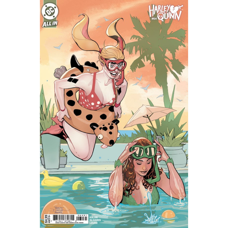 DF HARLEY QUINN 64 VARIANT SIGNED BY TERRY & RACHEL DODSON Allocations may occur.