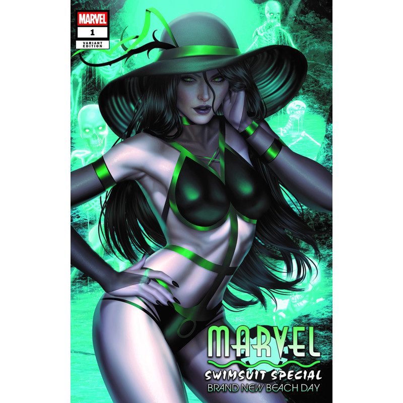 DF MARVEL SWIMSUIT SPECIAL BRAND NEW BEACH DAY 1 ARIEL DIAZ COMICXPOSURE EXCLUSIVE Allocations may occur.