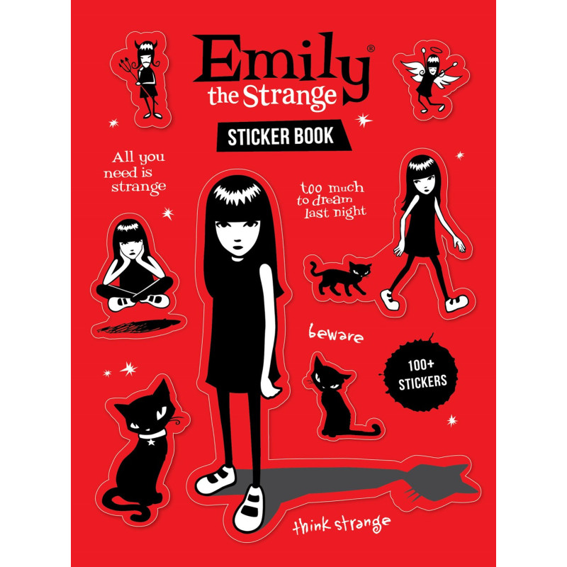EMILY THE STRANGE STICKER BOOK TP